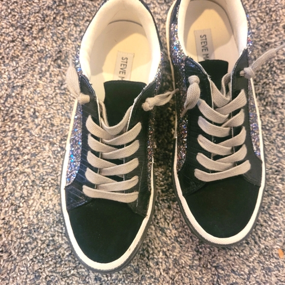 Steve madden glitter sneakers - Picture 1 of 2